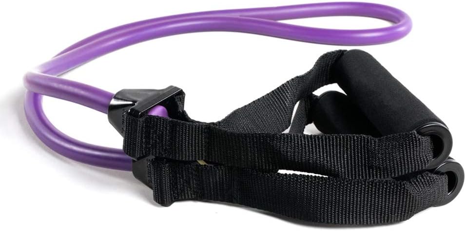 Premium Versa-Tube Plus Double Tube Resistance Bands with Handles 48" Portable Latex Exercise Tubing, 6 Resistance Levels for Strength Training, Physical Therapy, Home Gym & Travel