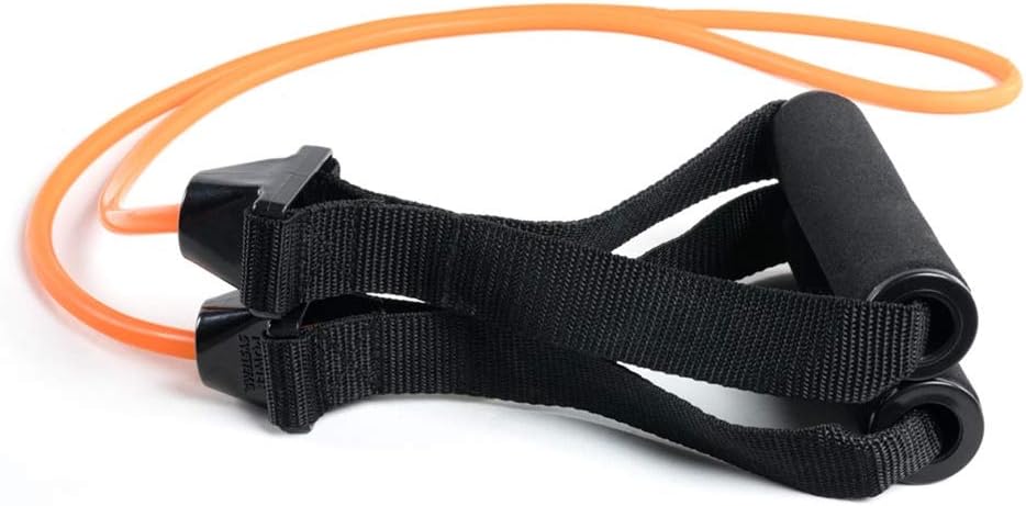 Premium Versa-Tube Plus Double Tube Resistance Bands with Handles 48" Portable Latex Exercise Tubing, 6 Resistance Levels for Strength Training, Physical Therapy, Home Gym & Travel