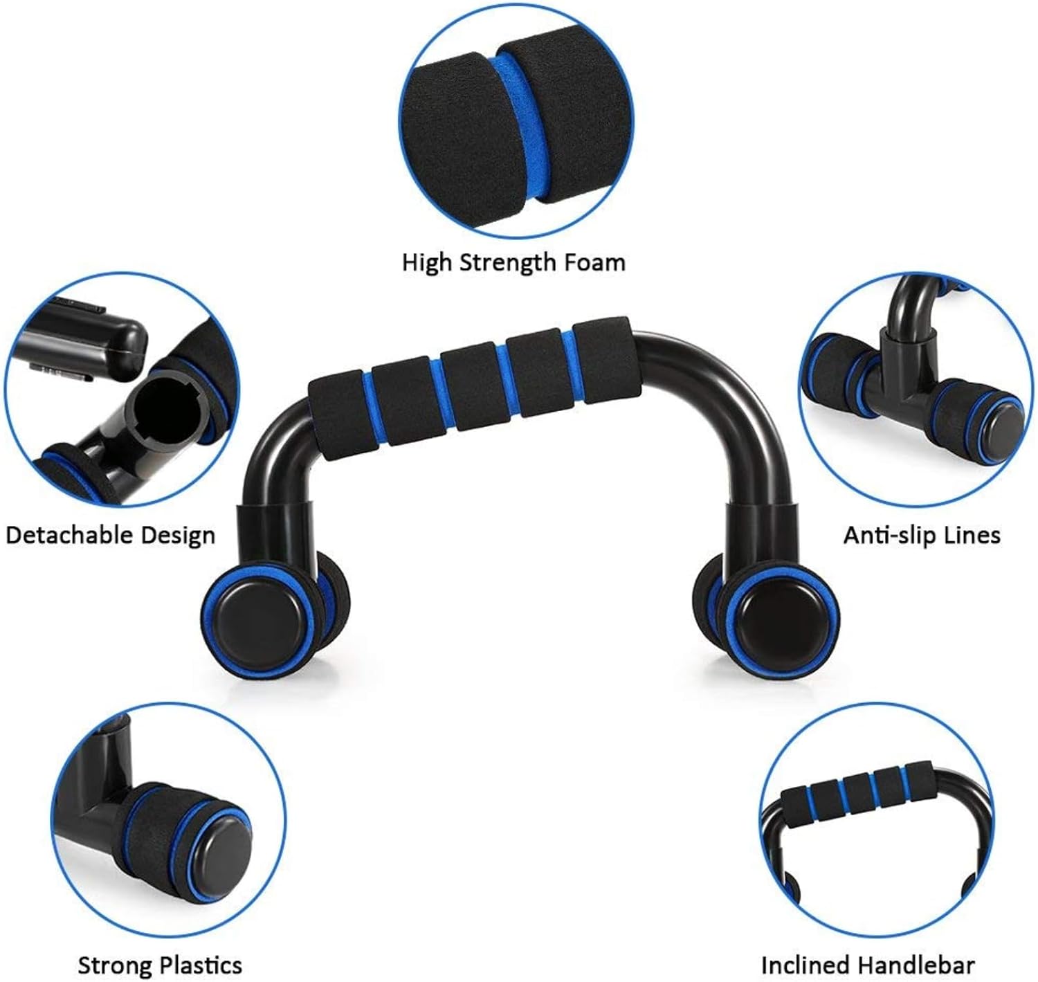 AB Wheel Roller Kit with Push-Up Bar, Knee Mat, Jump Rope and Hand Gripper - Home Gym Workout for Men Women Core Strength & Abdominal Exercis