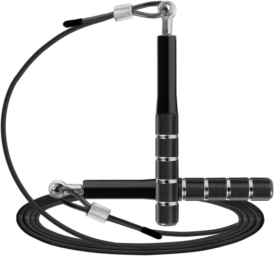 Jump Rope, Speed Jumping Rope for Training Fitness Exercise, Adjustable Adults Workout Skipping Rope for Men, Women, Kids, Girls