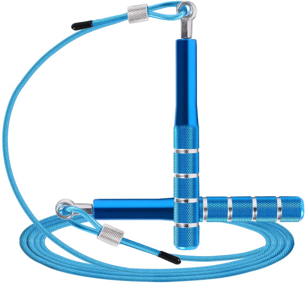 Jump Rope, Speed Jumping Rope for Training Fitness Exercise, Adjustable Adults Workout Skipping Rope for Men, Women, Kids, Girls