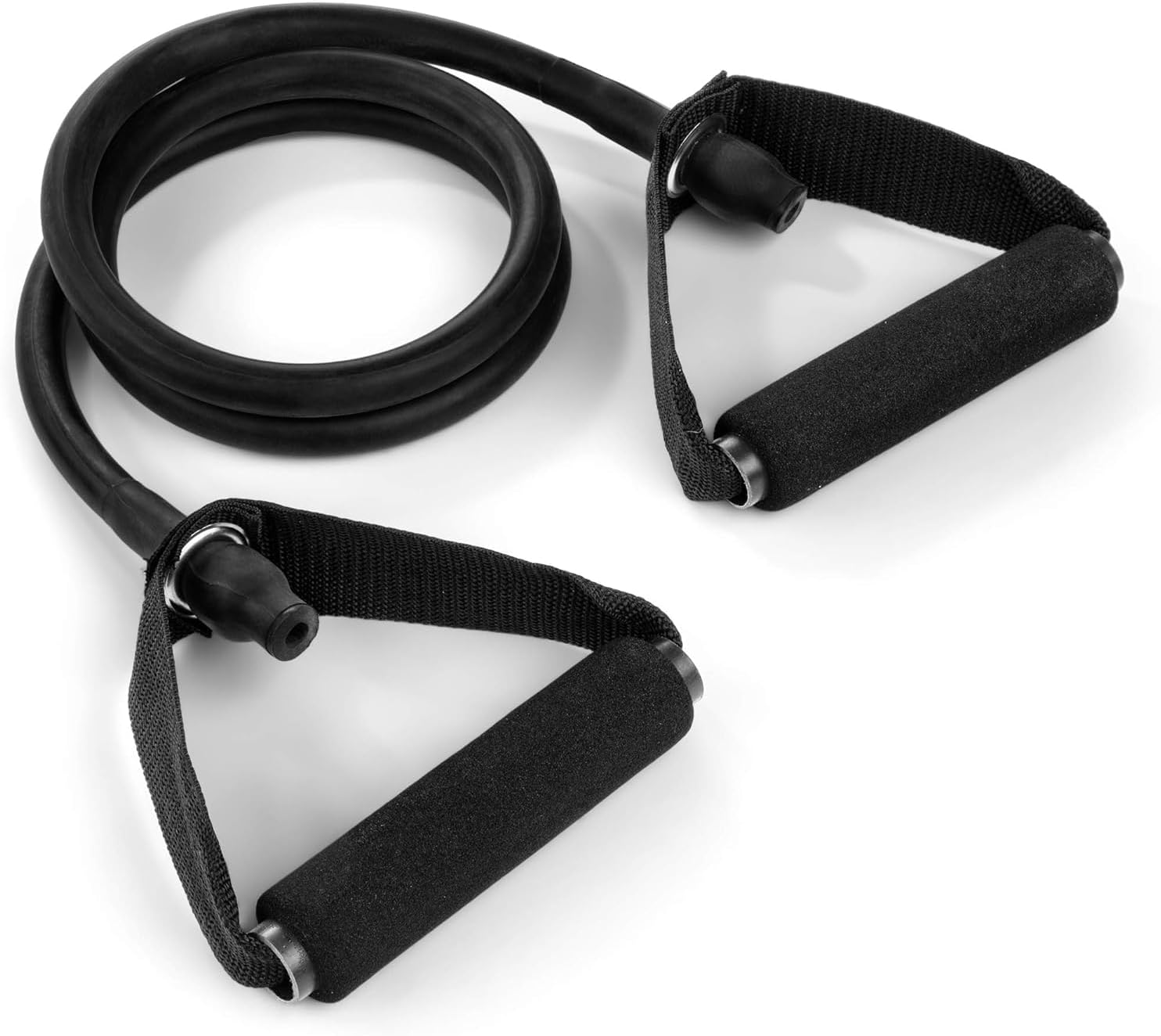 Resistance Tube Bands for Men and Women, Extra Light to Super Heavy Resistance - Durable Fitness Band for Strength Training, Stretching, Rehabilitation - Premium Home Workout Equipment
