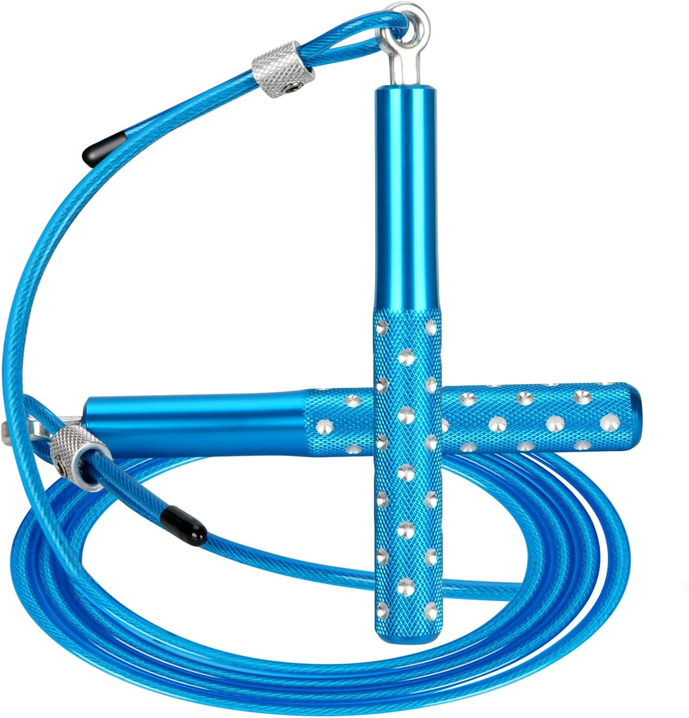 Jump Rope, Speed Jumping Rope for Training Fitness Exercise, Adjustable Adults Workout Skipping Rope for Men, Women, Kids, Girls