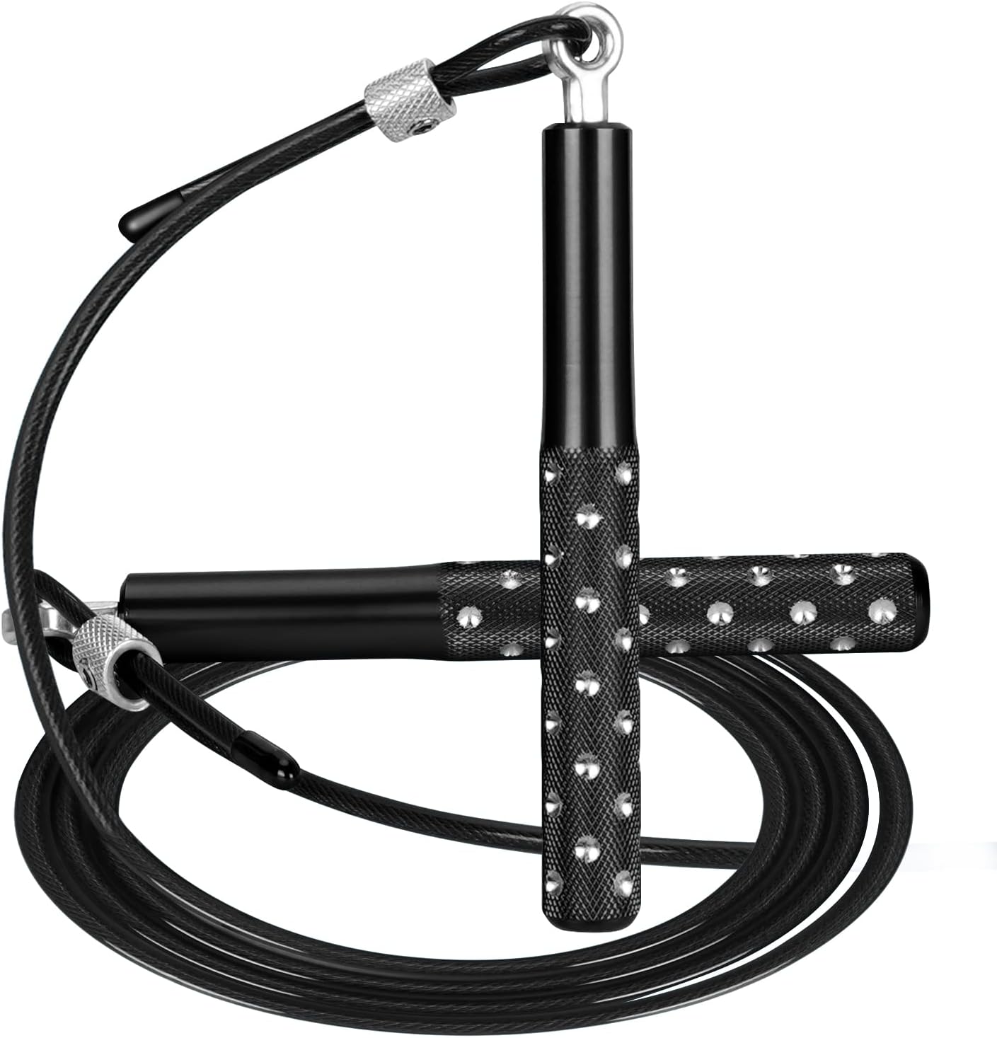 Jump Rope, Speed Jumping Rope for Training Fitness Exercise, Adjustable Adults Workout Skipping Rope for Men, Women, Kids, Girls