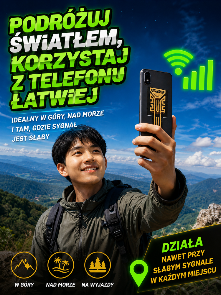 Ultra-cienka antena wzmacniająca sygnał telefonu 5G/LTE (11. Generacja)