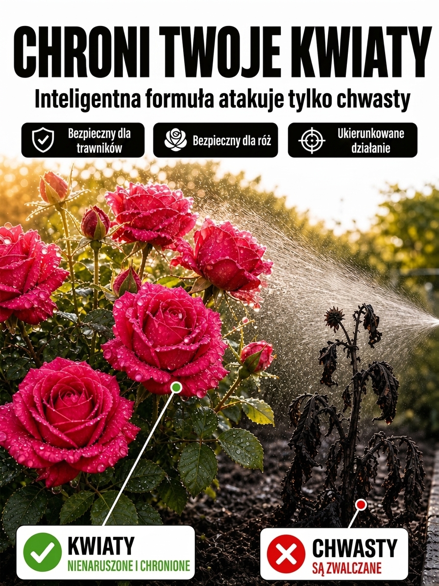 [Niemiecka Nanotechnologia] Koncentrat na chwasty niszczący korzenie (na 500m²)