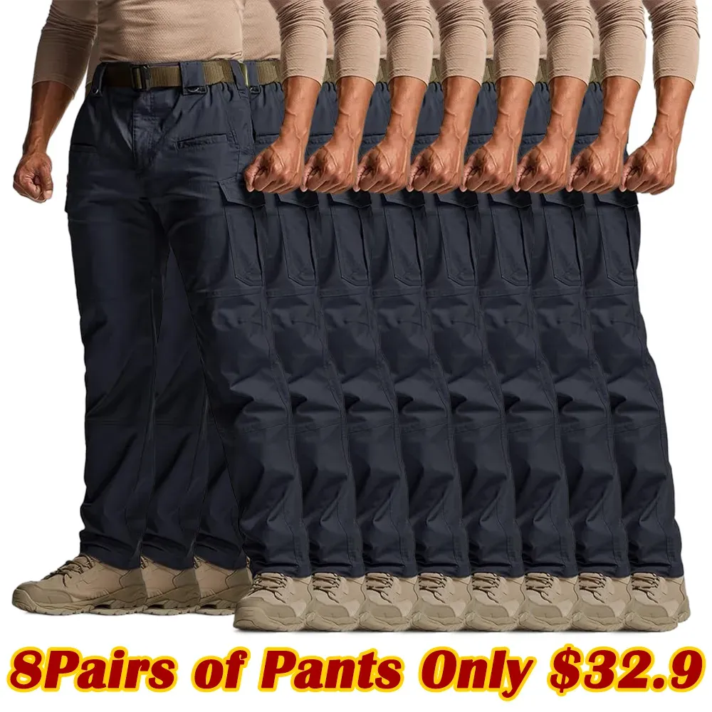 Men's flex stretch tactical cargo pants