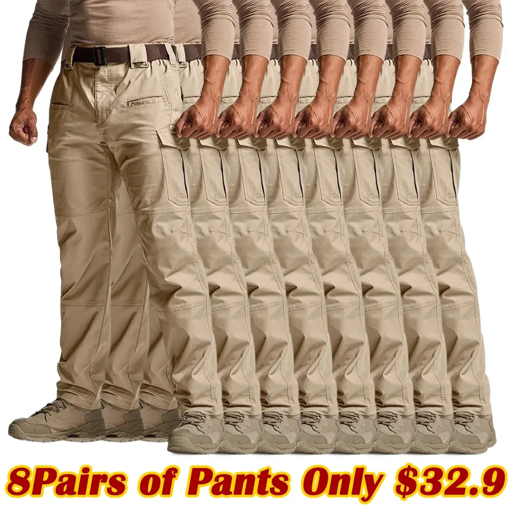 Men's flex stretch tactical cargo pants