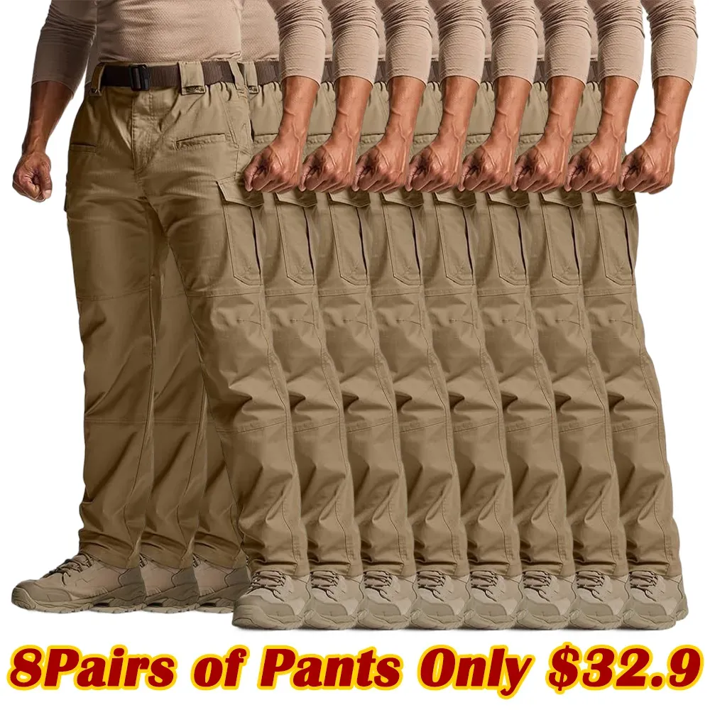 Men's flex stretch tactical cargo pants