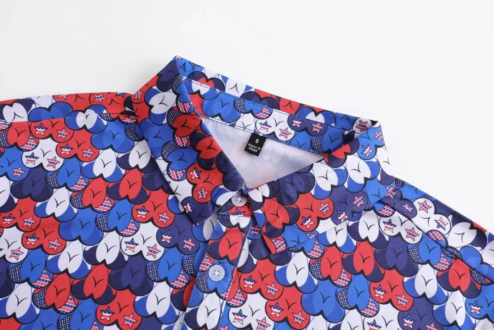 Men's printed golf polo 9-pack