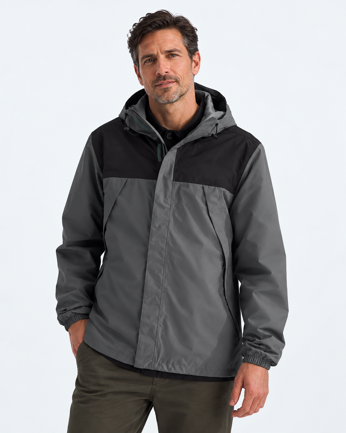 Men’s Lightweight Waterproof Hooded Jacket
