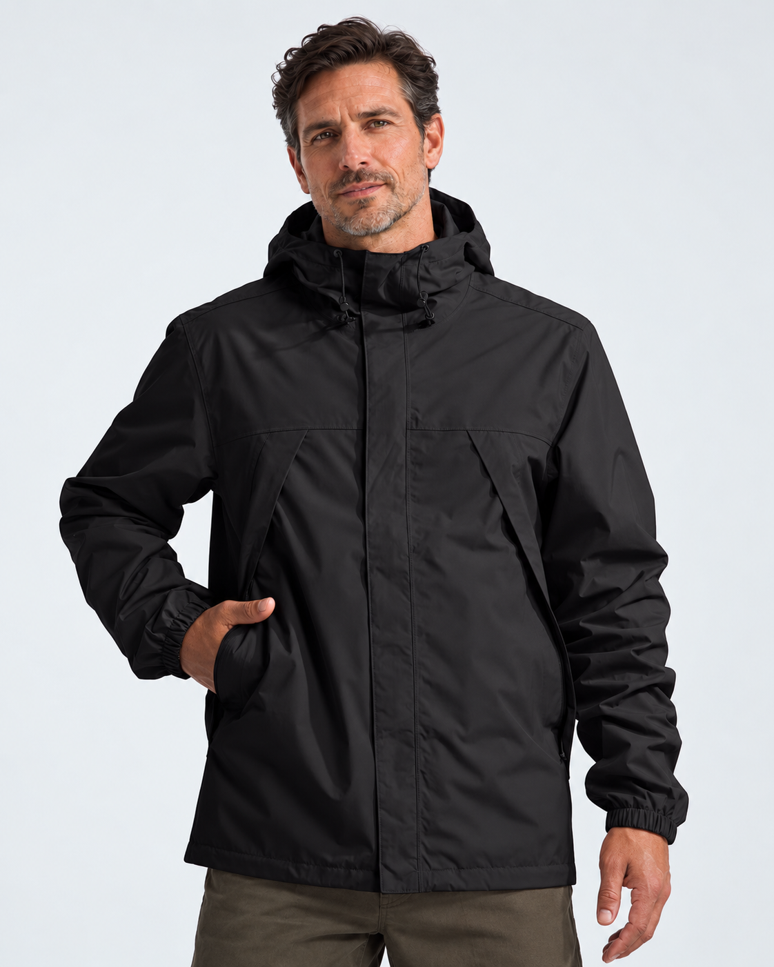 Men’s Lightweight Waterproof Hooded Jacket