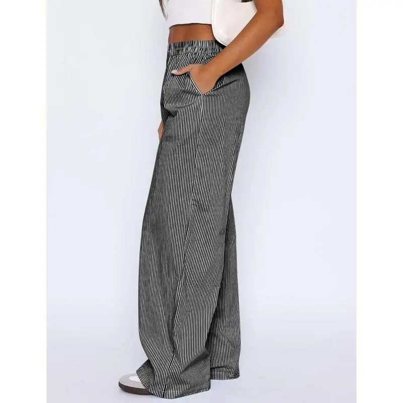 Women's plaid checkered casual pants