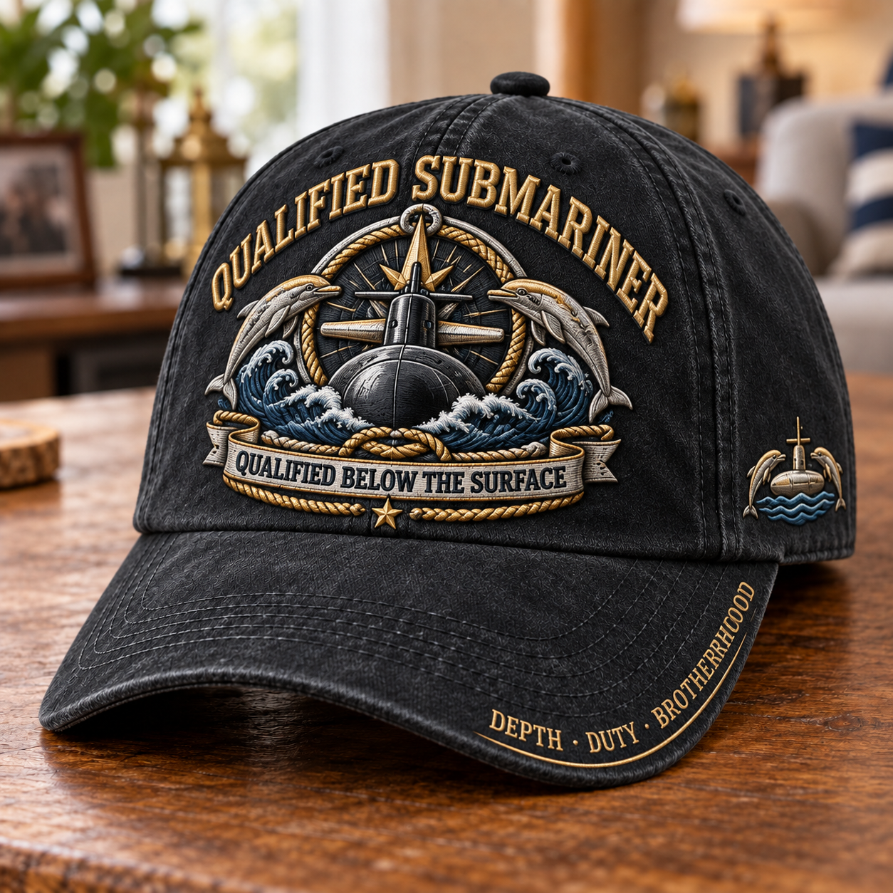 ⚓ Qualified Submariner Below The Surface Baseball Cap