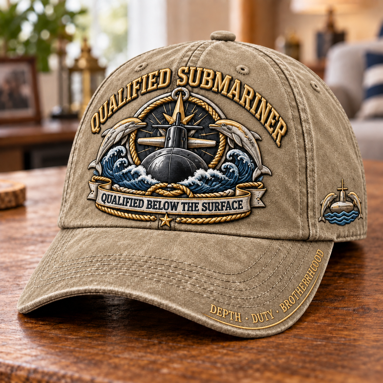 ⚓ Qualified Submariner Below The Surface Baseball Cap