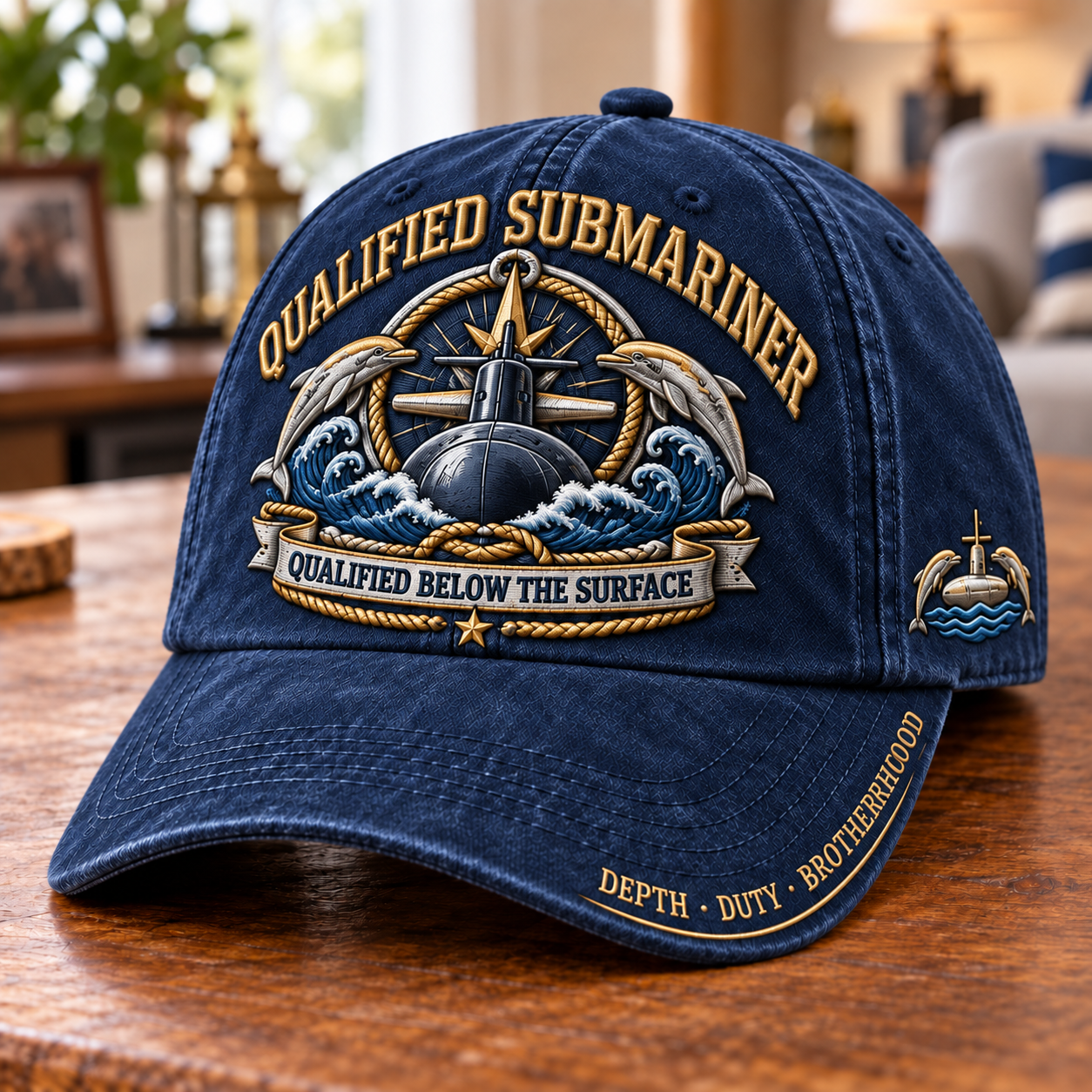 ⚓ Qualified Submariner Below The Surface Baseball Cap