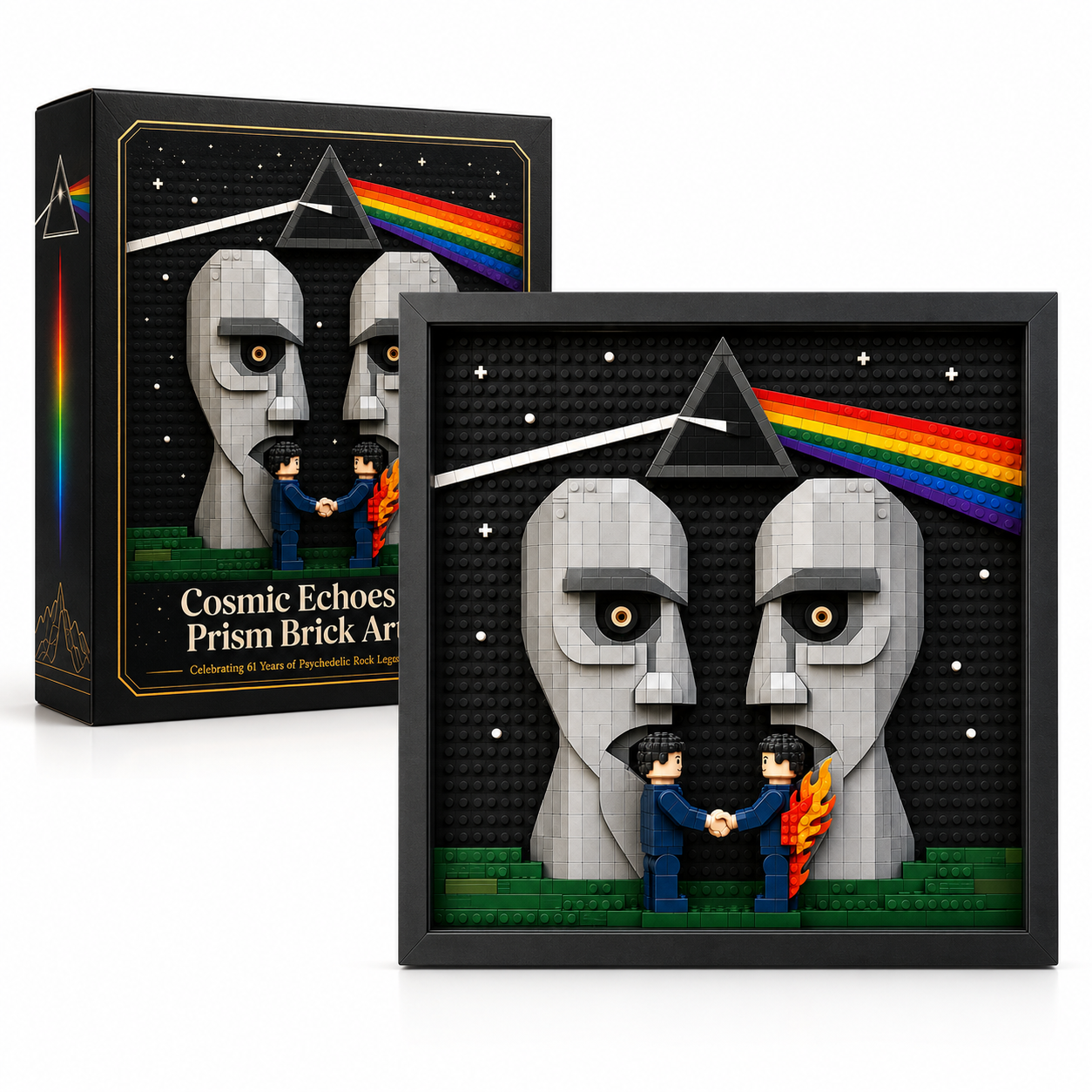 Cosmic Echoes Prism Brick Art