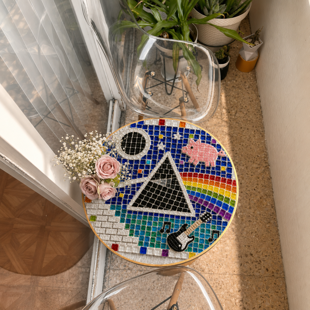 Rock Band–Inspired Crystal Mosaic DIY Kit
