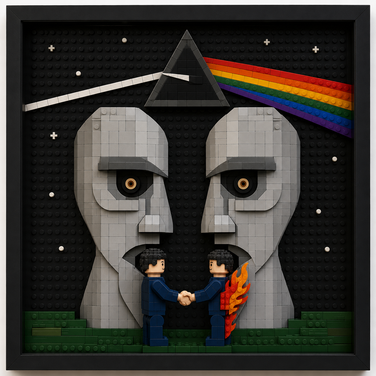 Cosmic Echoes Prism Brick Art