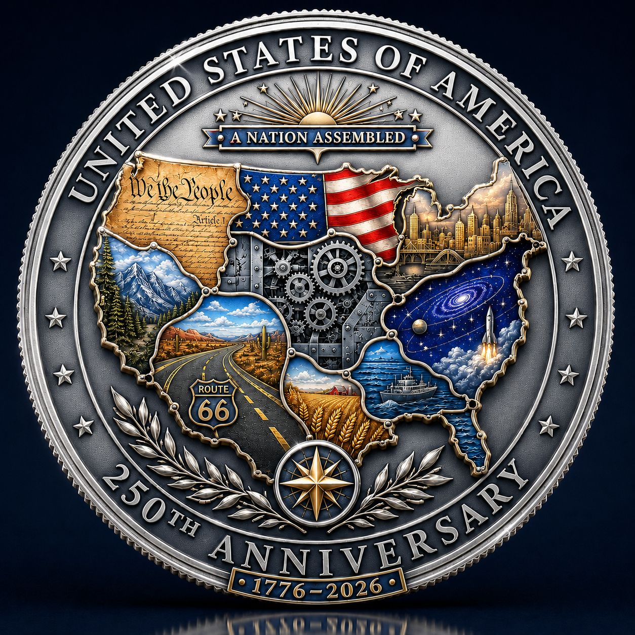 America’s 250th Anniversary · United Glory Commemorative Coin
