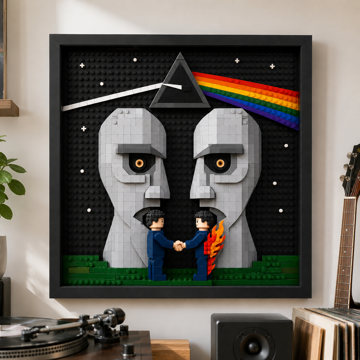 Cosmic Echoes Prism Brick Art