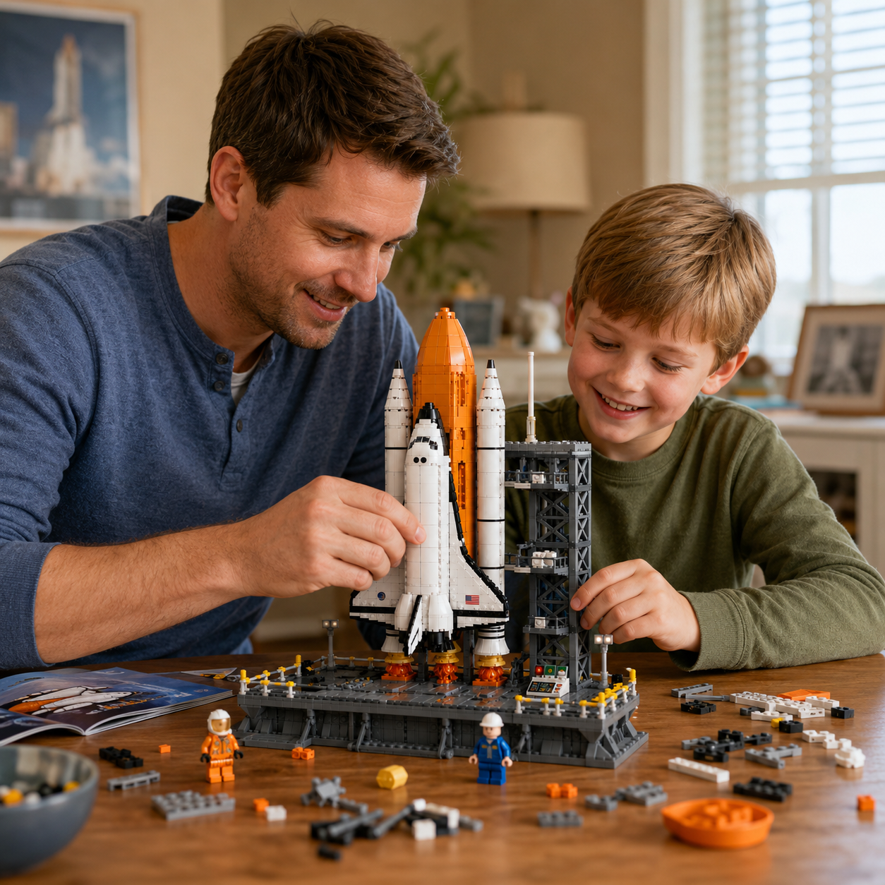 American Space Exploration 68th Anniversary | Space Shuttle Building Block Set