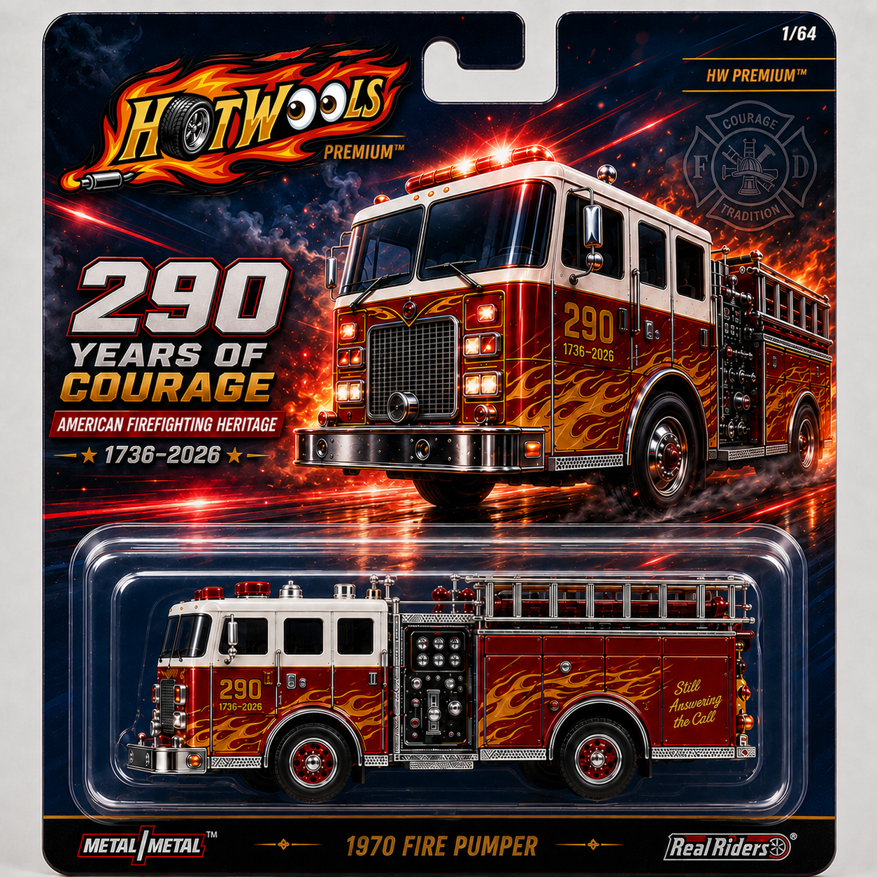 Blazing Watch Fire Truck | 290th Anniversary American Firefighting Collector’s Edition