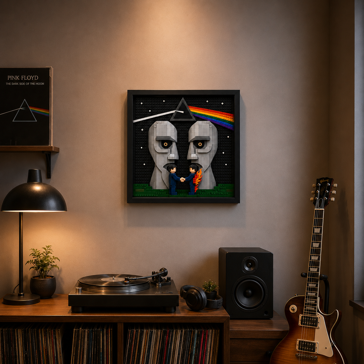Cosmic Echoes Prism Brick Art