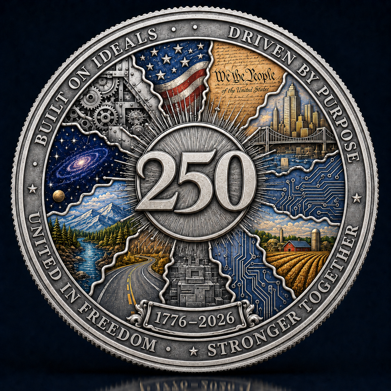 America’s 250th Anniversary · United Glory Commemorative Coin