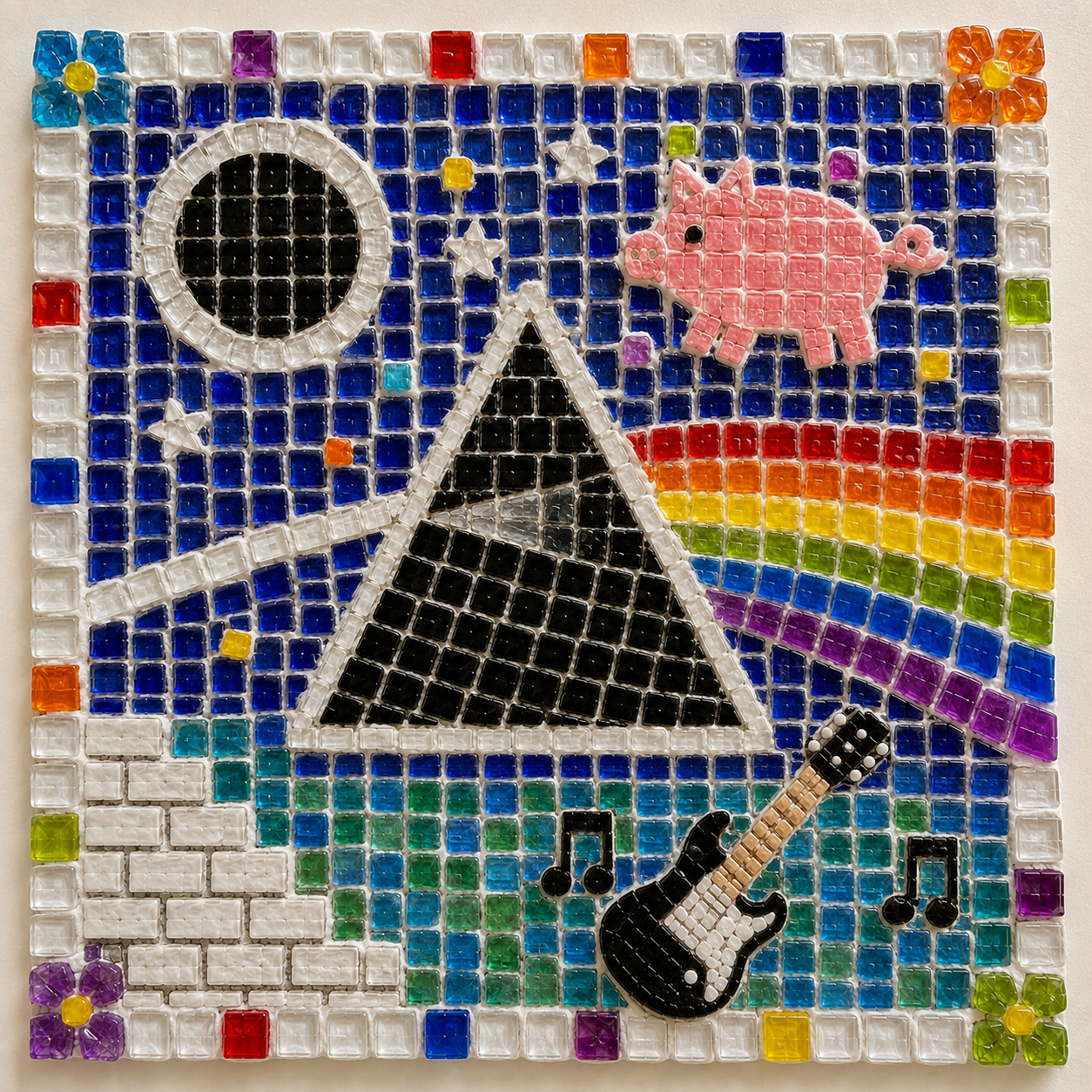 Rock Band–Inspired Crystal Mosaic DIY Kit