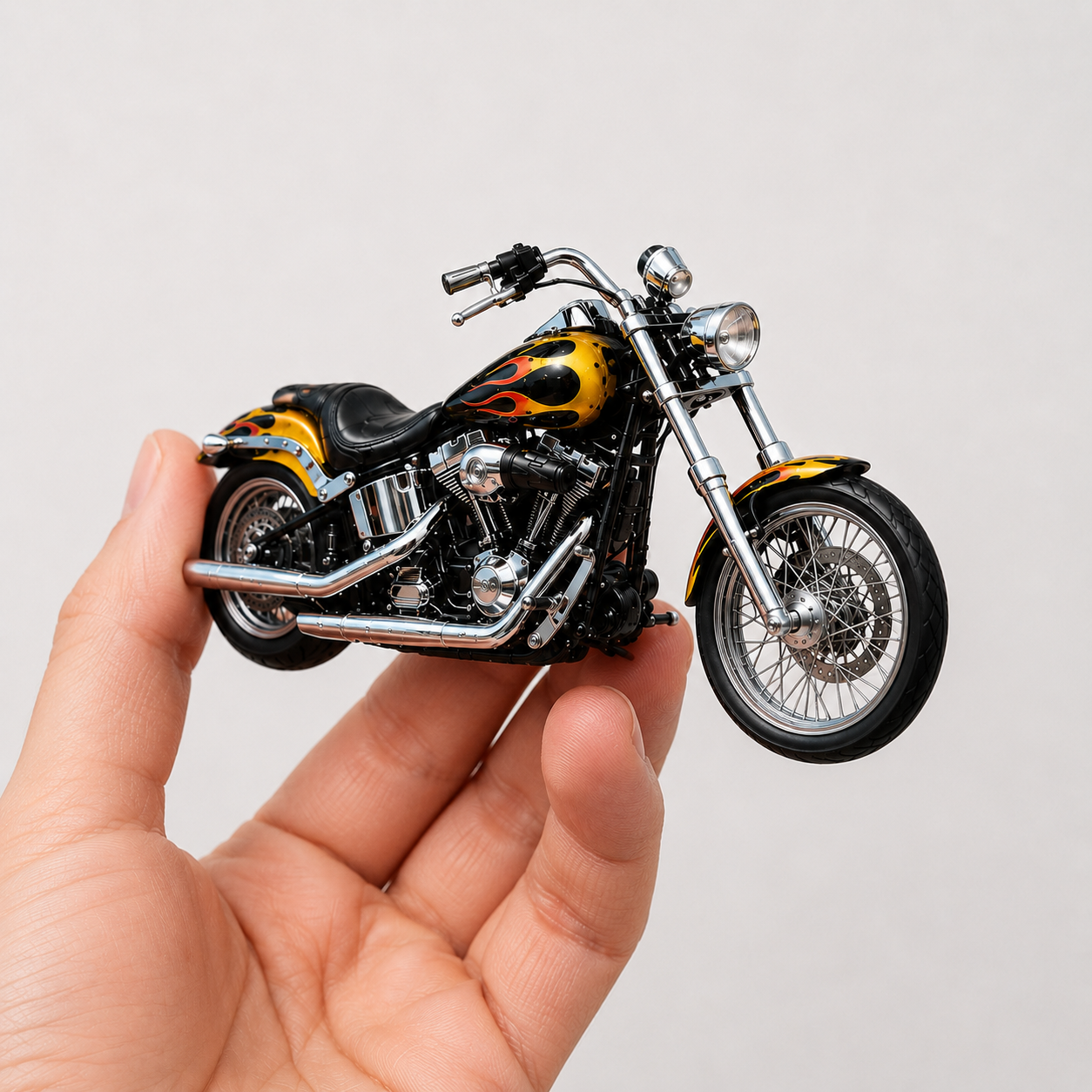 Flame Highway Cruiser Motorcycle | Route 66 100th Anniversary Collector Edition