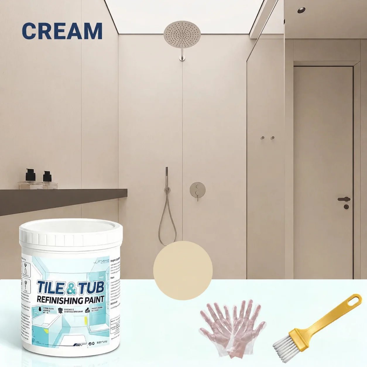 🔥Hot Sale - 50% OFF🔥Premium Tile & Tub Refinishing Paint Kit