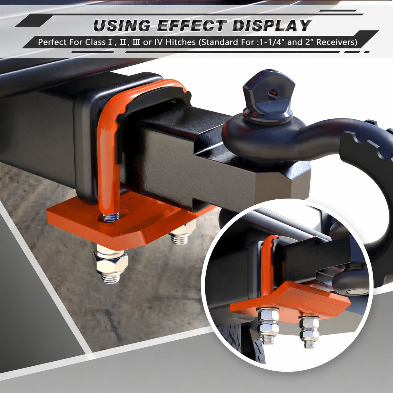 🔥LAST DAY 49% OFF - 🛠️🚛 Heavy Duty Anti-Rattle Trailer Hitch Tightener Stabilizer