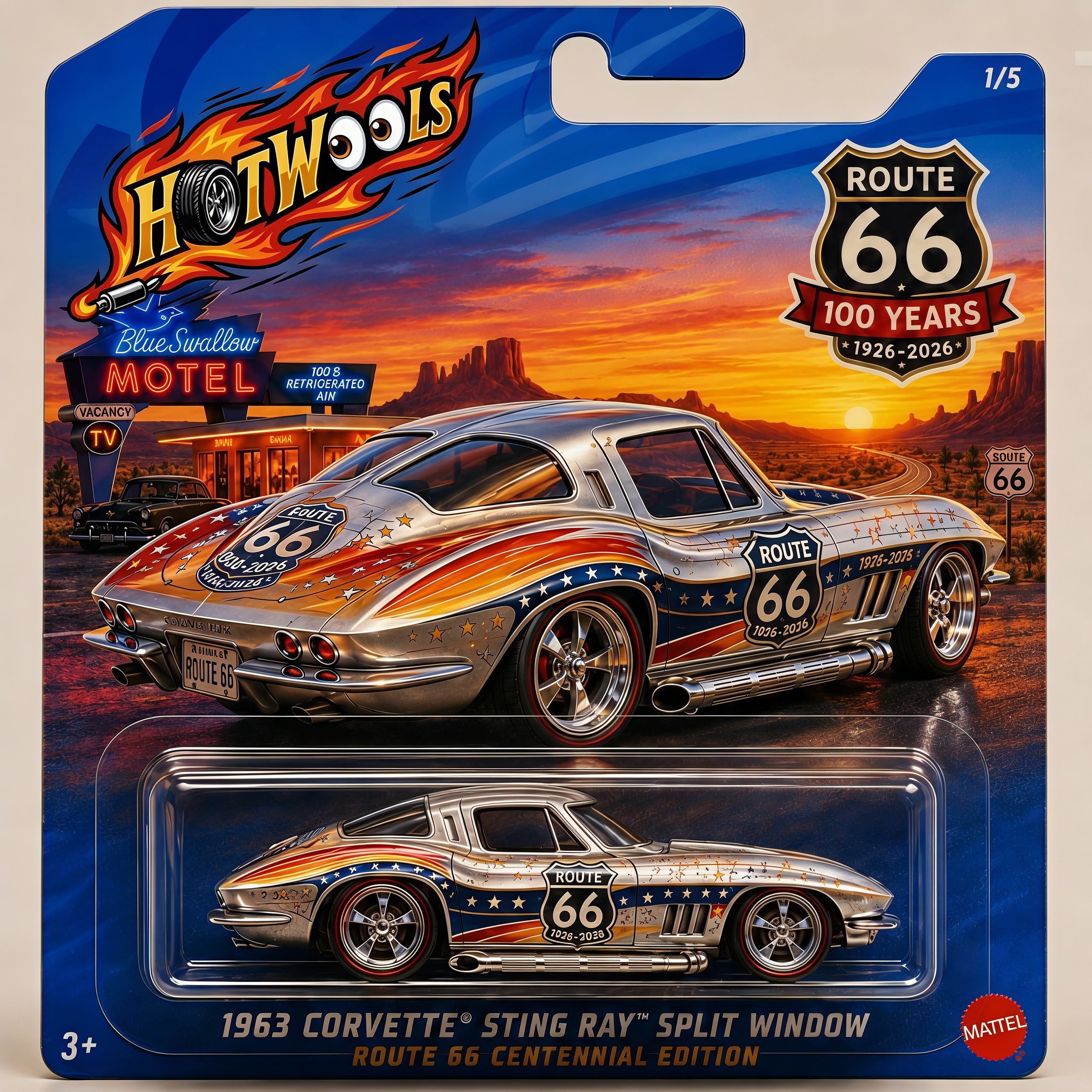 Route 66 Centennial ’63 Silver Ray Cruiser Collector Edition