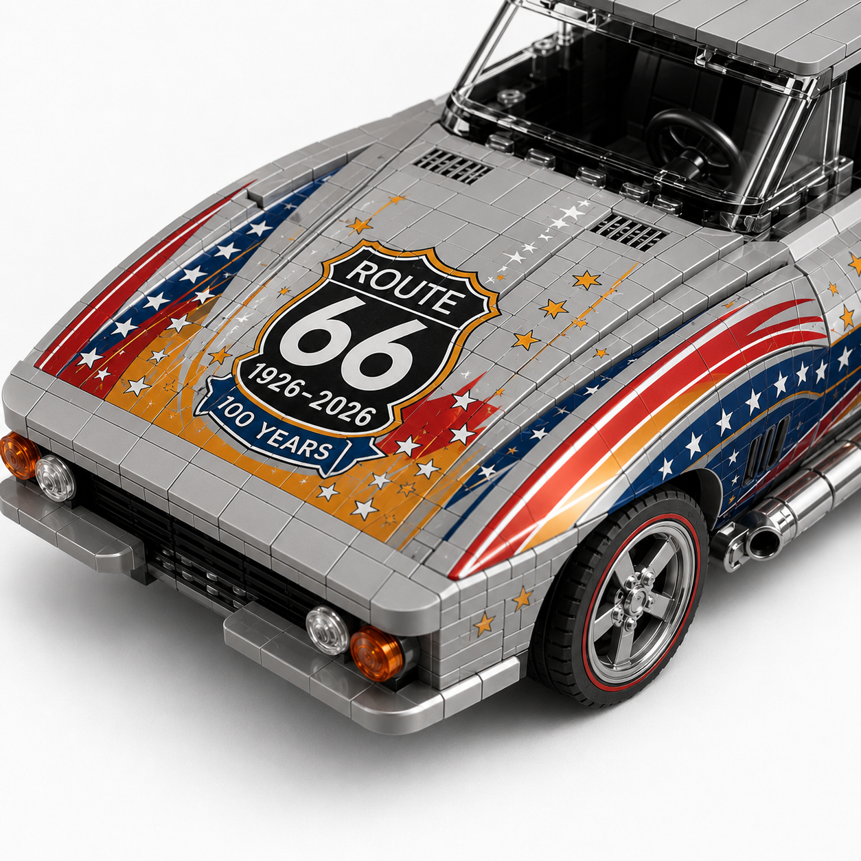 Route 66 Centennial Cruiser Building Set | 100th Anniversary Collector Edition