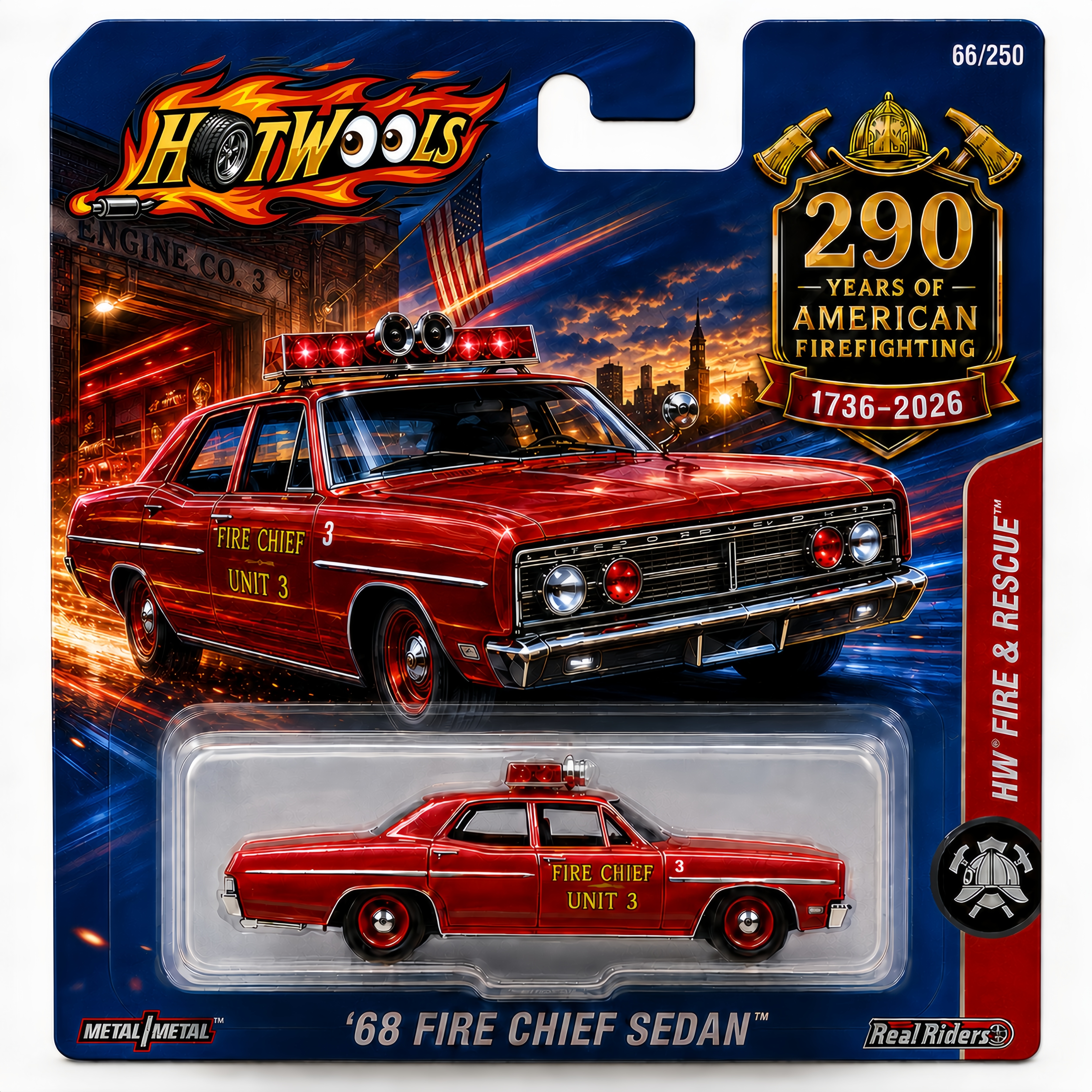 1968 Fire Chief Command Car | American Firefighting 290th Anniversary Collector Edition