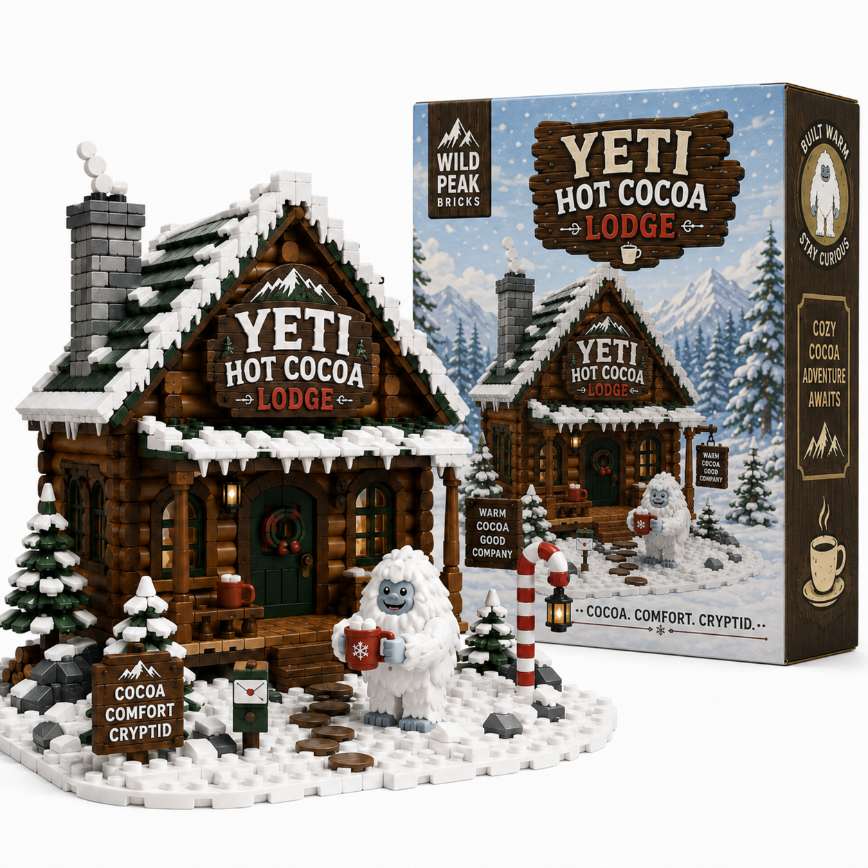 Cozy Cryptid Cabins-Yeti Hot Cocoa Lodge