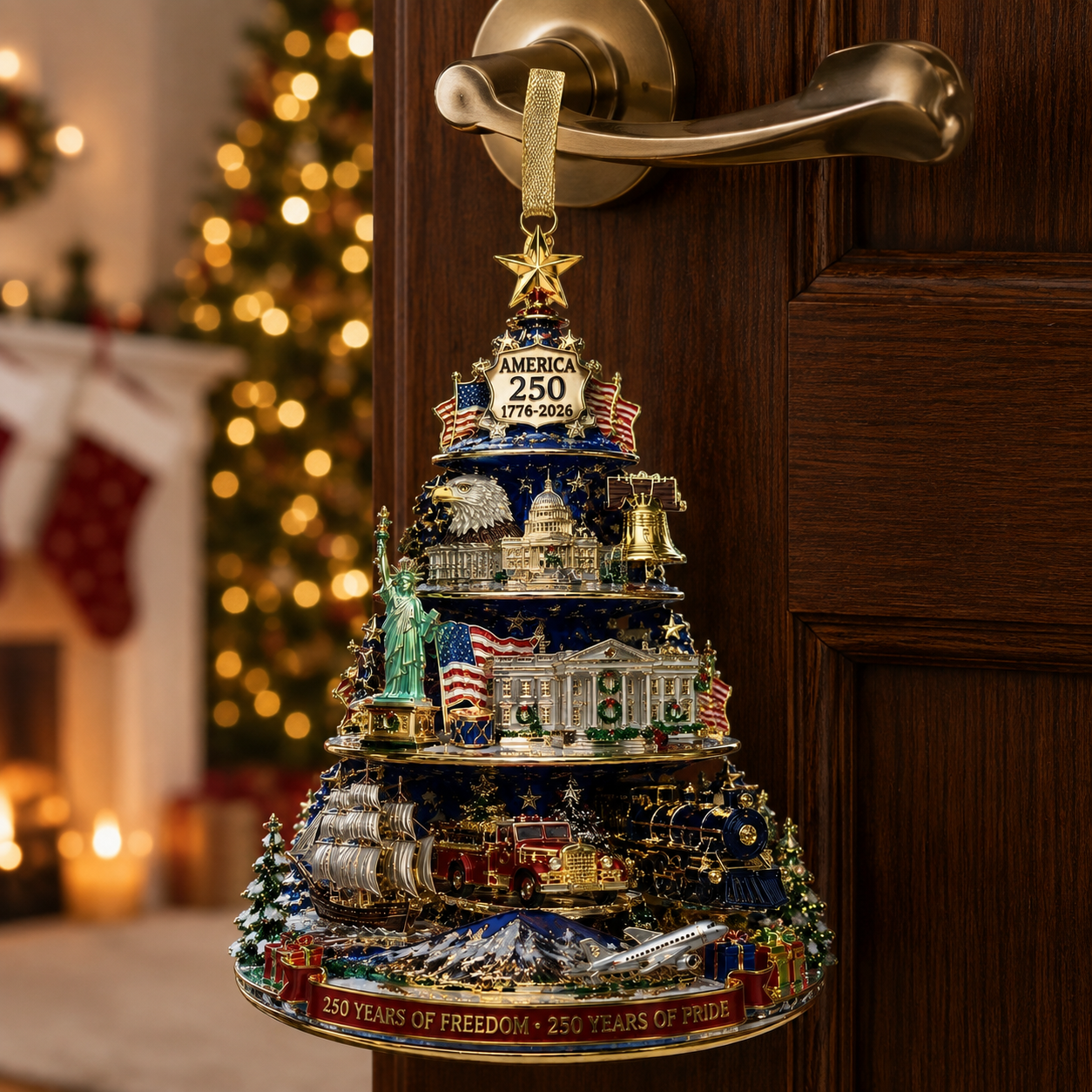 America 250 Heritage of Freedom Commemorative Christmas Ornament