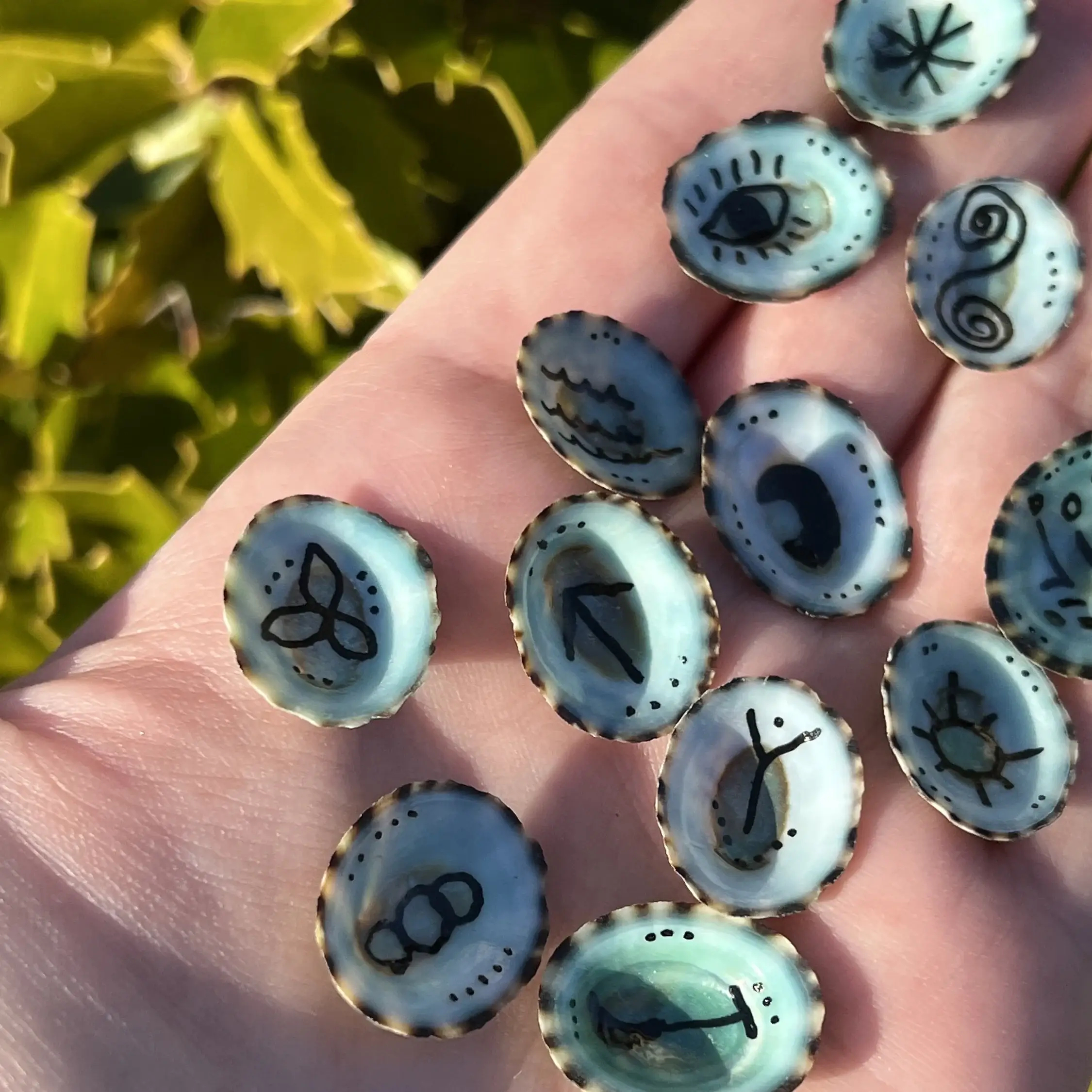 Sea Magick 13 Witches Runes Set