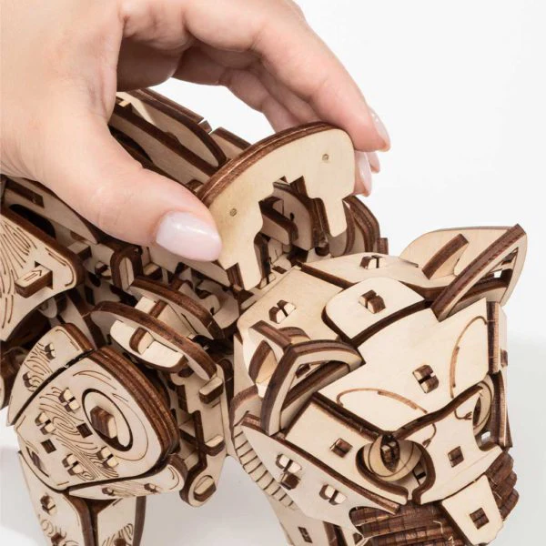 Wild Cat 3D Wooden Puzzle