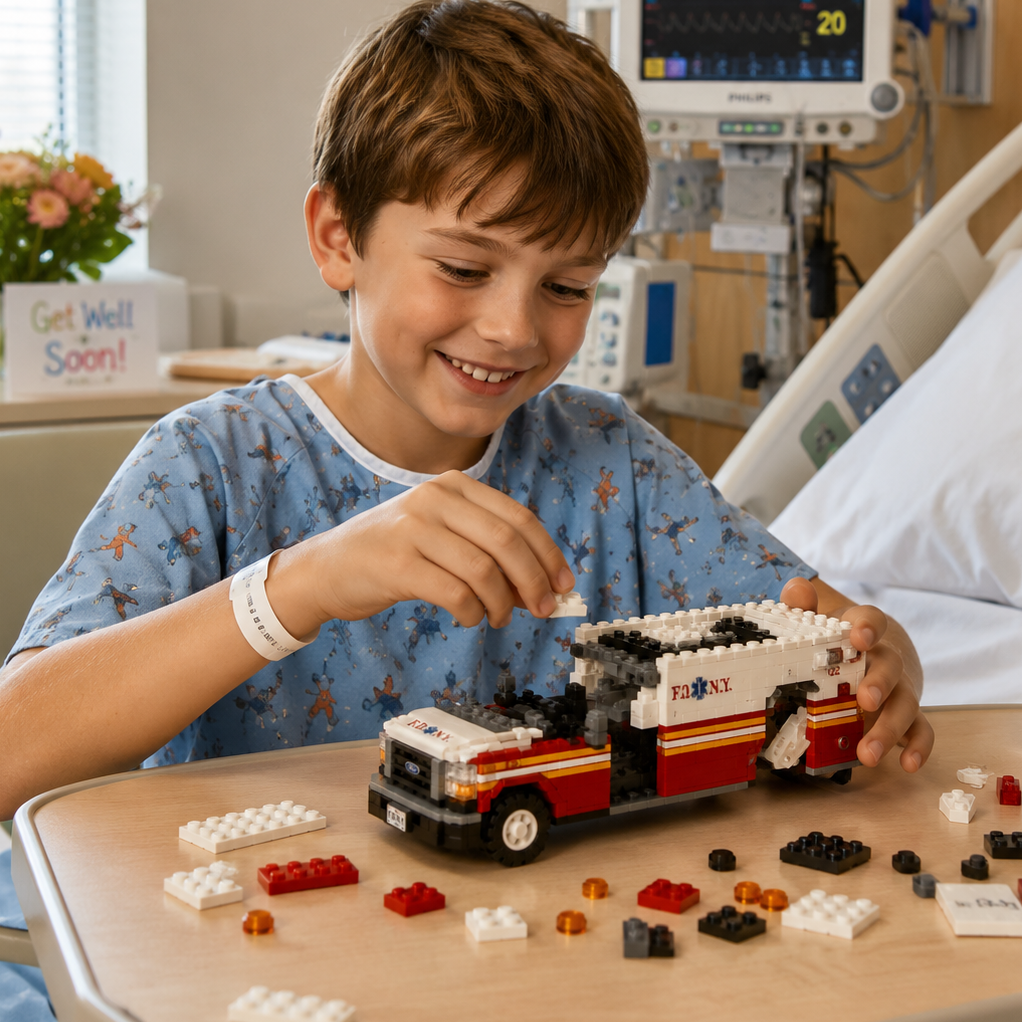 FDNY EMS 30th Anniversary Commemorative Ambulance Building Set