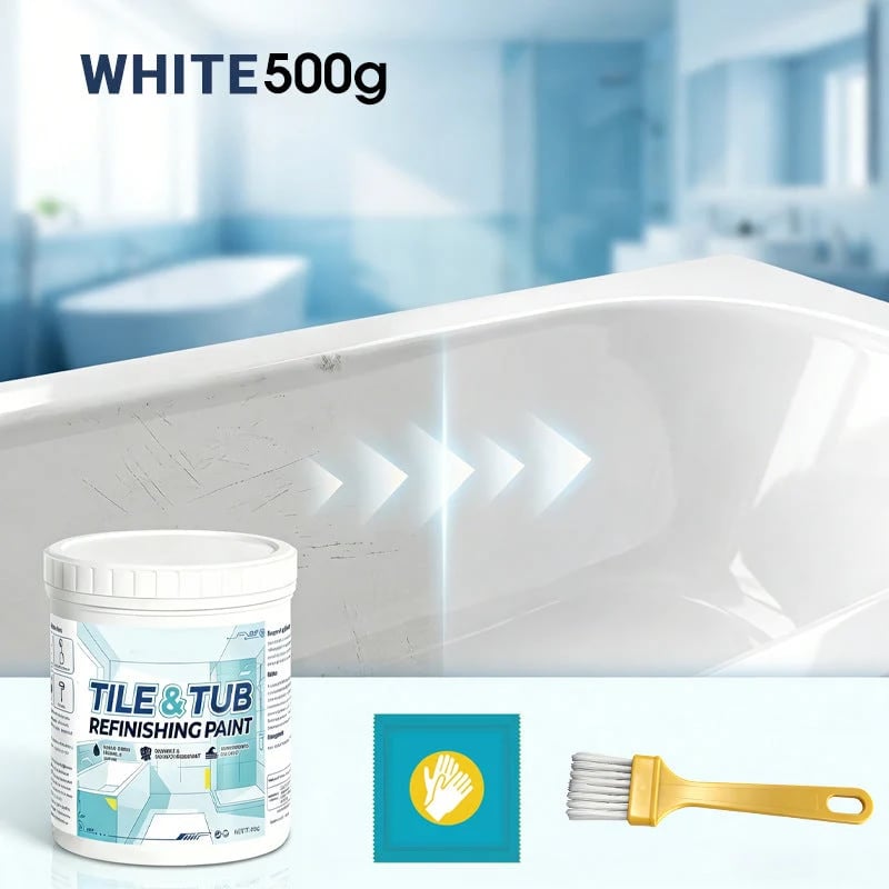 🔥Hot Sale - 50% OFF🔥Premium Tile & Tub Refinishing Paint Kit