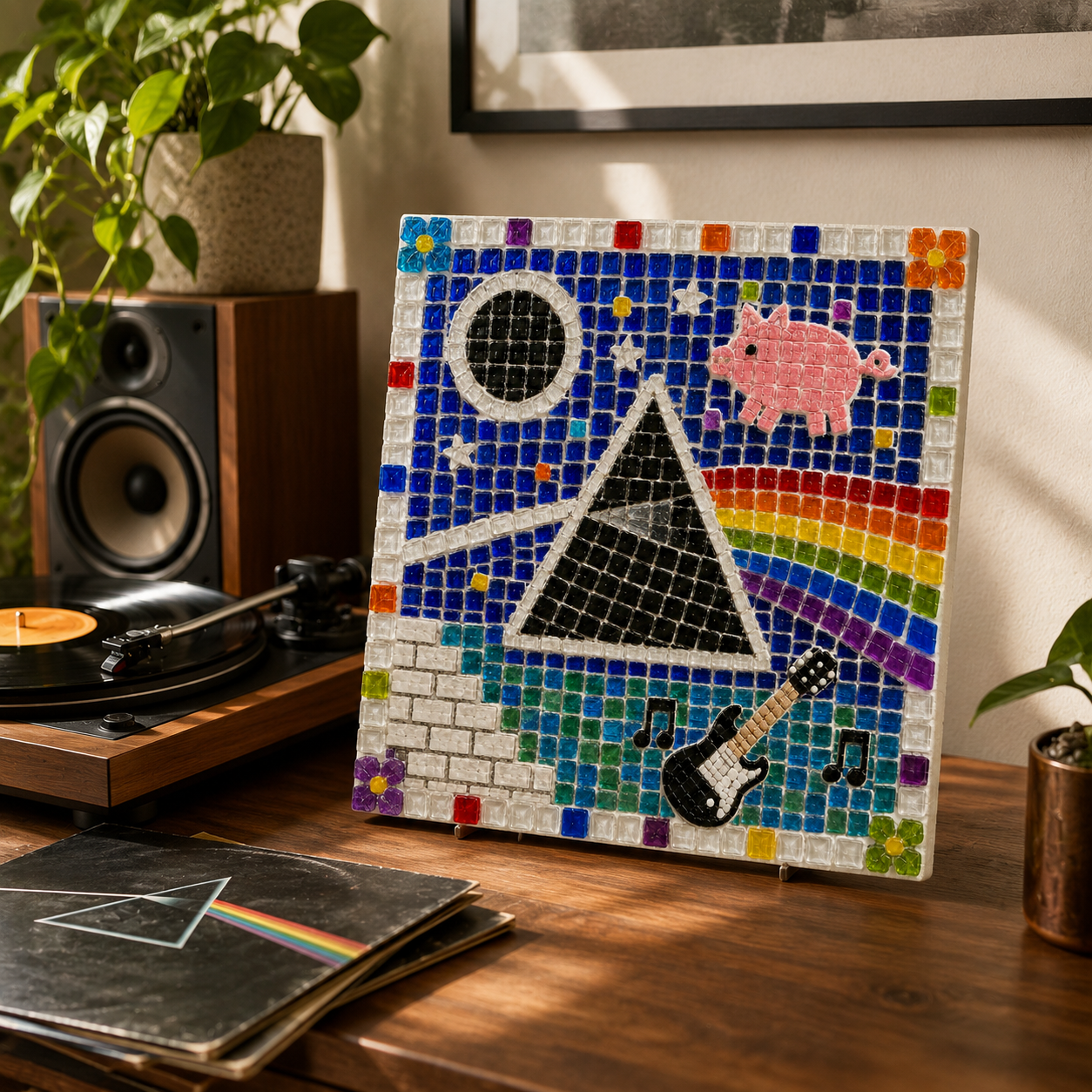 Rock Band–Inspired Crystal Mosaic DIY Kit
