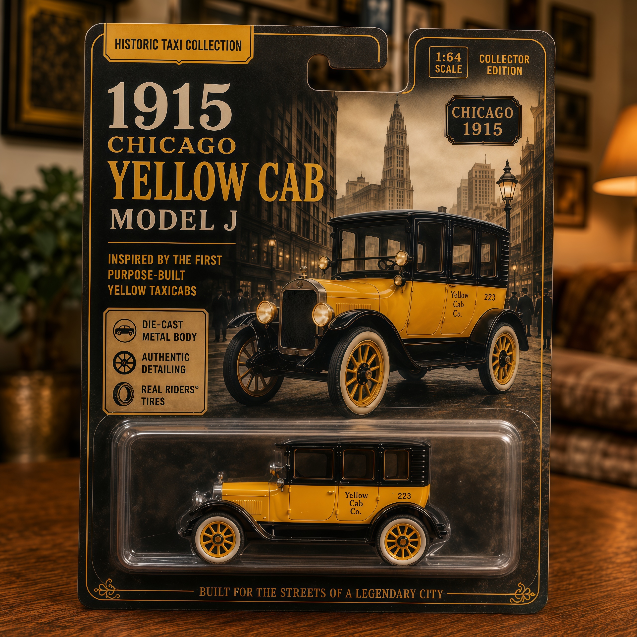 A Ride Through Chicago History — 1915 Chicago Yellow Cab Model J