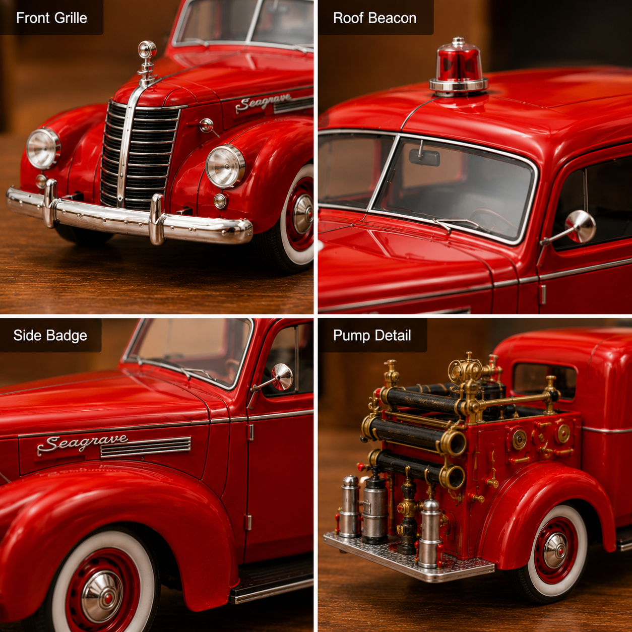 🚒 90 Years of Heroic Legacy – Seagrave Safety Sedan Limited Collector Car