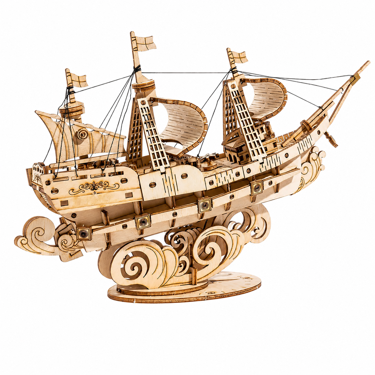 Sailing Ship 3D Wooden Puzzle