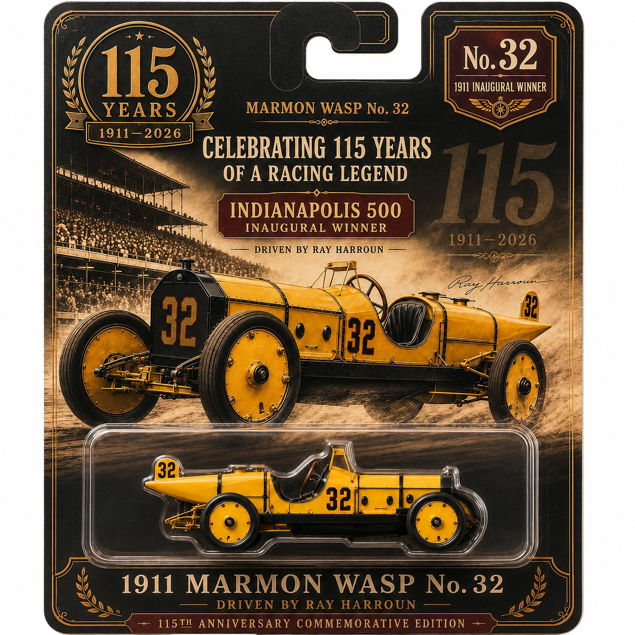 🏁 Legacy of Victory | 1911 Marmon Wasp No. 32 Commemorative Edition