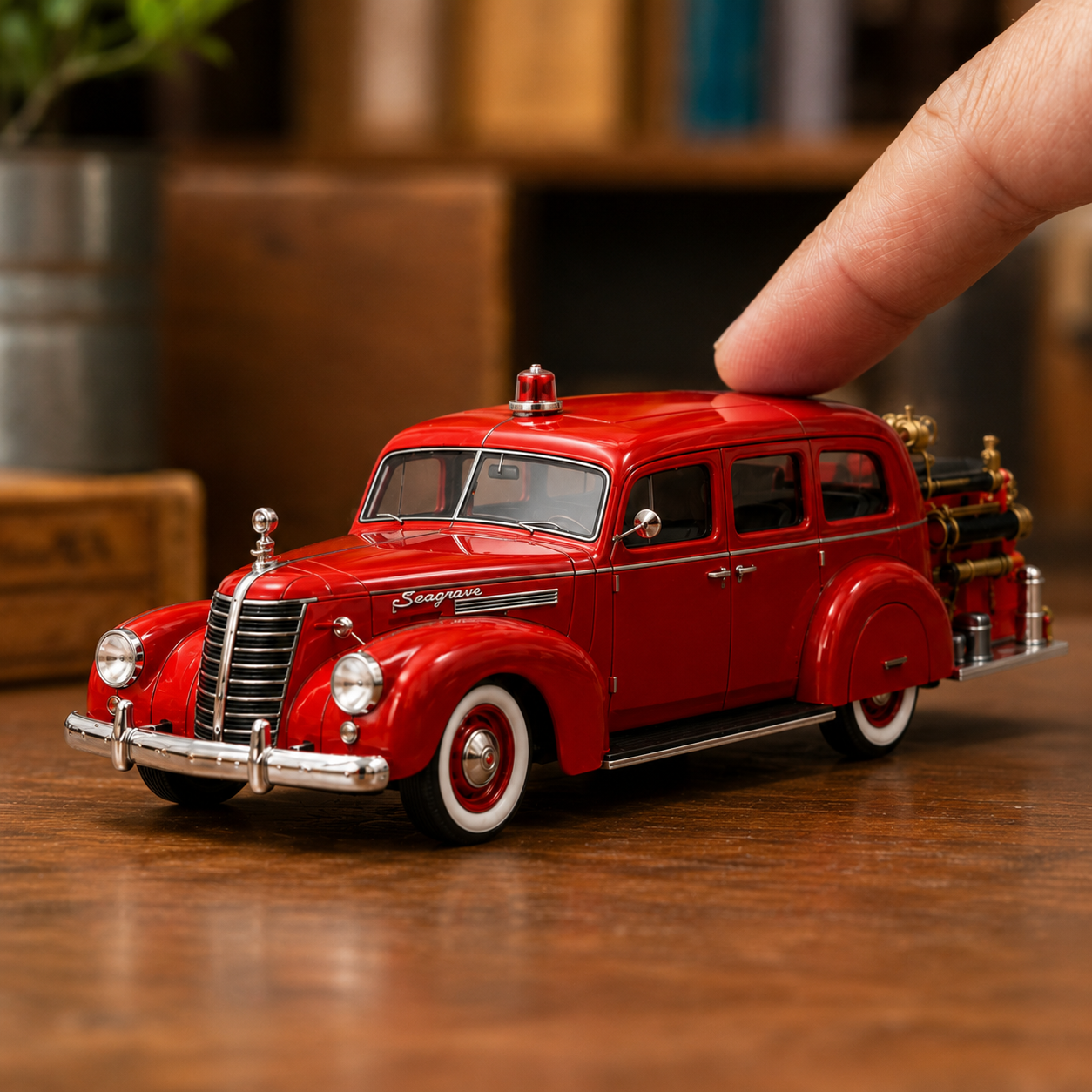 🚒 90 Years of Heroic Legacy – Seagrave Safety Sedan Limited Collector Car