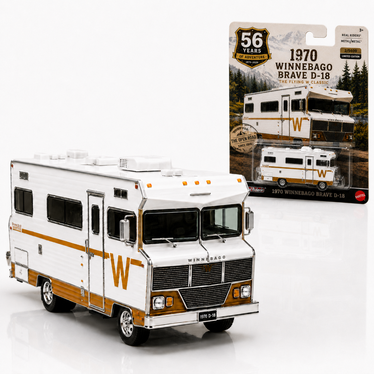 🚐✨ Vintage Adventure Legacy – 1970 Winnebago Brave D-18 Collector Car
