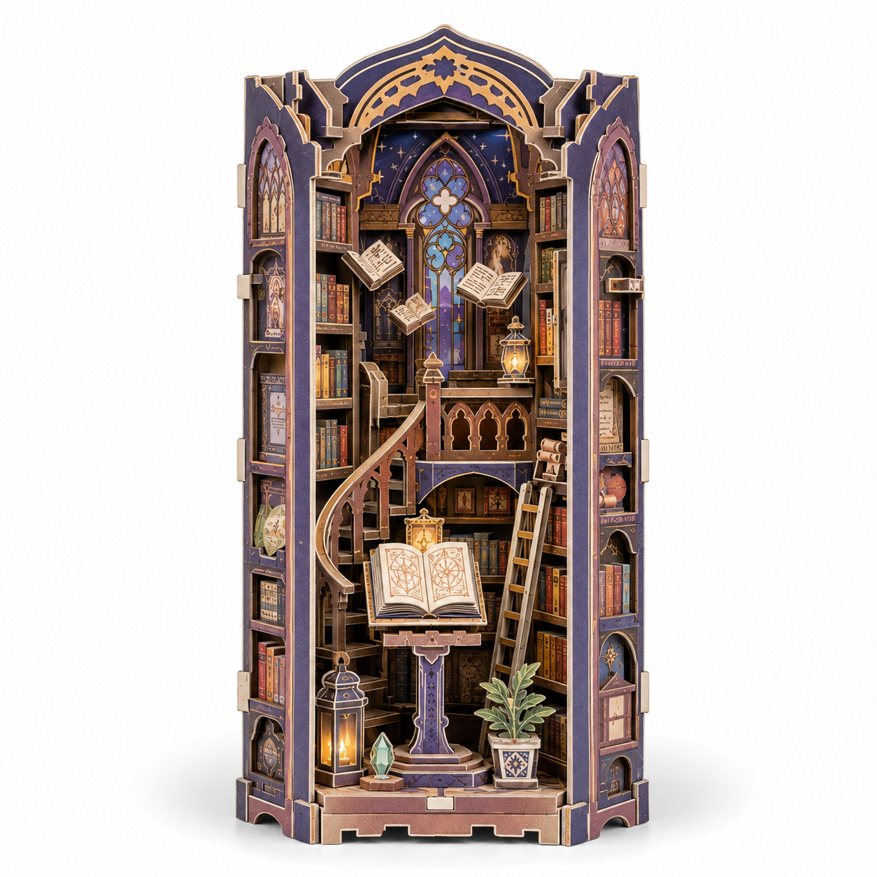 Magic Library 3D Paper Puzzle 📚✨